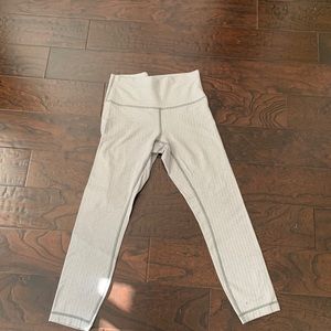 Grey cotton lululemon leggings
